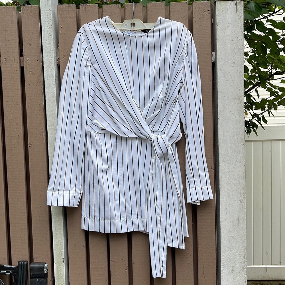 Zara White Dress Size XS